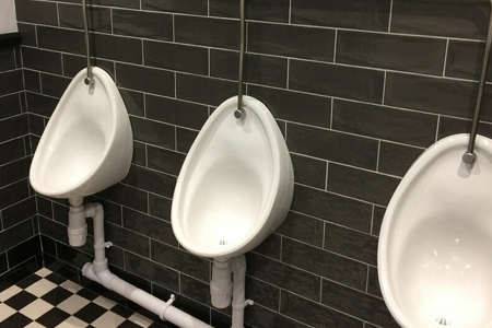 Picture of a row of urinals
