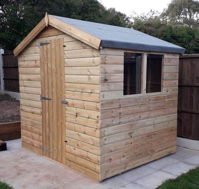 Picture of a pent shed