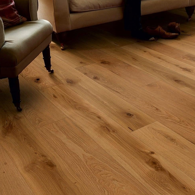 Picture of engineered oak flooring