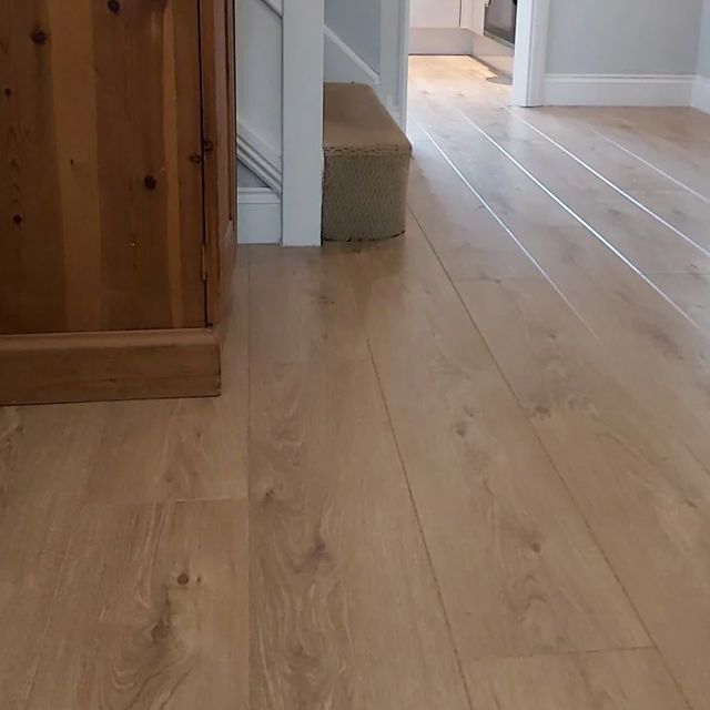 Picture of solid oak flooring