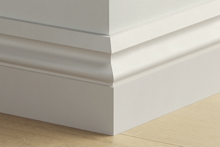 Picture of white skirting board