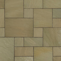 NATURAL STONE KERELA GREEN 20.25M2  16-20MM PROJECT PACK 