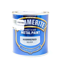 HAMMERITE HAMMERED METAL FINISH SILVER 750ML DISCONTINUED