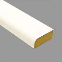 MDF ARCHITRAVE ROUND-ONE-EDGE PRIMED 14.5X69MM 5.4M LENGTHS
