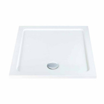 SHOWER TRAY 760X760X45MM SQUARE KRS7676L LOW PROFILE NO WASTE