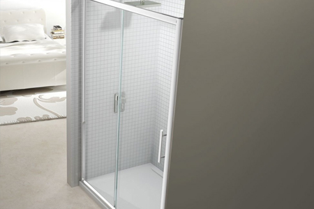 Picture of sliding door shower enclosure