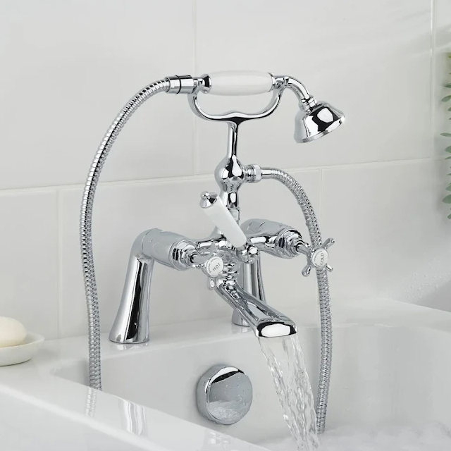 A picture of a bath shower mixer tap