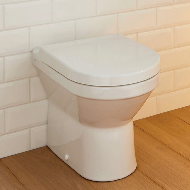 Picture of a back to wall toilet