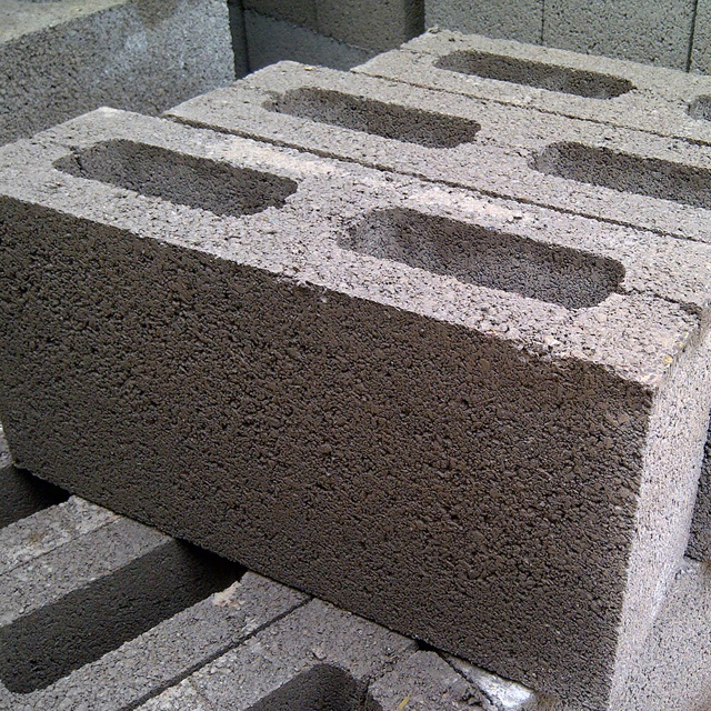 Picture of hollow building blocks