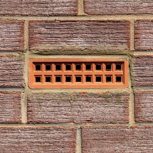 Picture of a airbrick in a wall