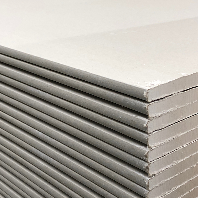Picture of a pile of plasterboards