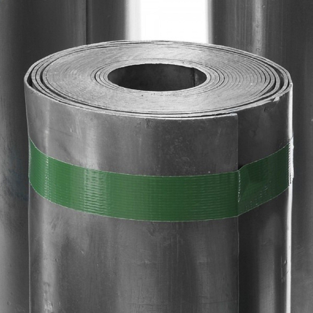 A picture of a roll of lead flashing