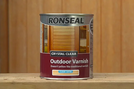 Lifestyle picture of Ronseal Crystal Clear Outdoor Varnish