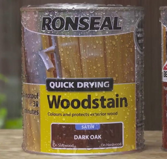 Picture of Ronseal quick drying wood stain