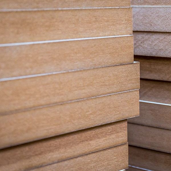 Picture of a stack of MDF