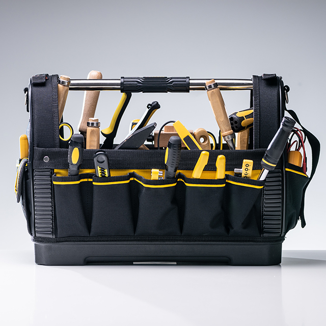 Picture of a tool bag full of tools