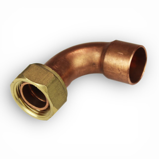 ENDFEED BENT TAP CONNECTOR 15MMX1/2IN EC26-15D