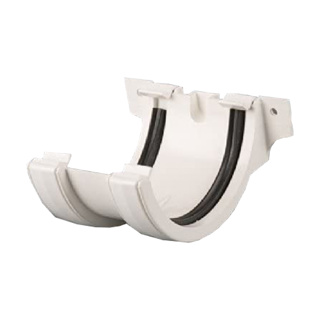 ARCTIC WHITE ROUNDSTYLE 112MM GUTTER JOINT BRACKET BR044A