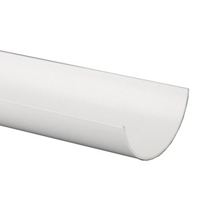 ARCTIC WHITE ROUNDSTYLE 112MM X 4M GUTTER BR042A 