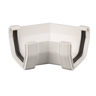 ARTIC WHITE SQUARESTYLE GUTTER ANGLE 135° BR059A 