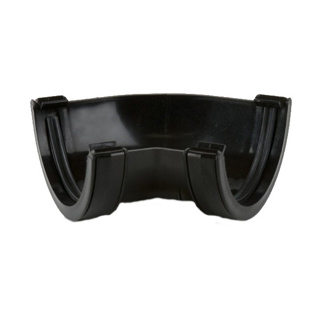 BLACK ROUNDSTYLE GUTTER ANGLE 135° BR049B 