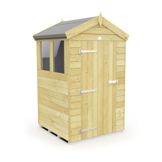 4FT X 4FT APEX SHED 4X4AFF