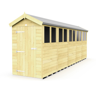 4FT X 20FT APEX SHED  4X20AFF