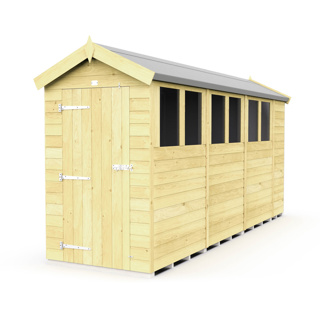 4FT X 14FT APEX SHED  