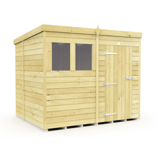 6FT X 8FT PENT SHED  