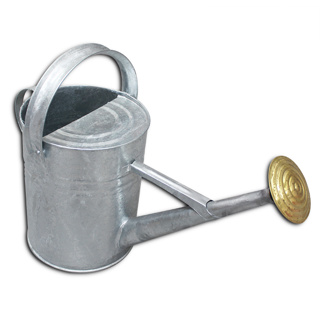 WATERING CAN GALVANISED 2.0-GALL  NO ROSE  19.715