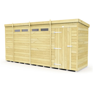 14 X 4 SECURITY PENT SHED 