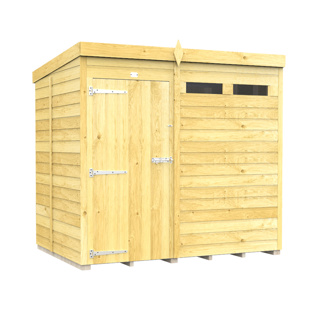 7 X 5 SECURITY PENT SHED 