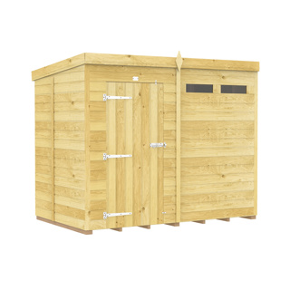 8 X 5 SECURITY PENT SHED 