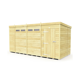 14 X 5 SECURITY PENT SHED 