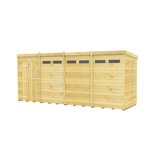 16 X 5 SECURITY PENT SHED 