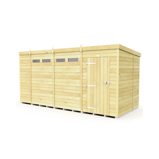 14 X 6  SECURITY PENT SHED 