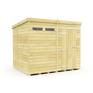 8 X 7 SECURITY PENT SHED 