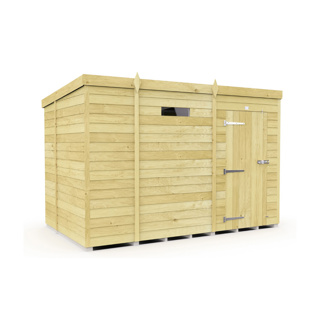 9 X 7 SECURITY PENT SHED 
