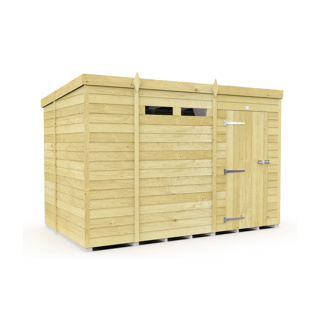 10 X 7 SECURITY PENT SHED 