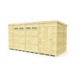 15 X 7 SECURITY PENT SHED 