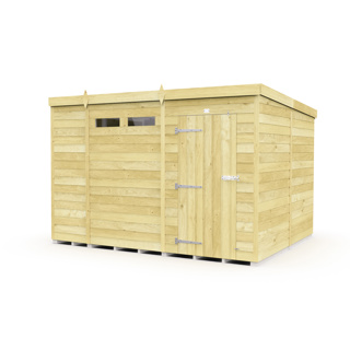 11 X 8 SECURITY PENT SHED 