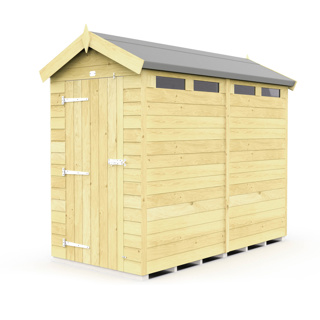 4 X 8  APEX SECURITY SHED 
