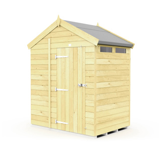6 X 4 APEX SECURITY SHED 