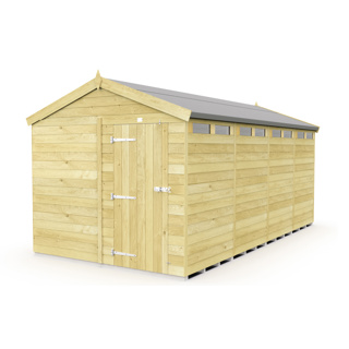 8 X 16  APEX SECURITY SHED 