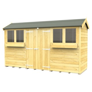 12 X 4 APEX SUMMER SHED 