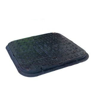 MANHOLE COVER AND FRAME CAST-IRON 600X600MMX40MM B125 REF 330934