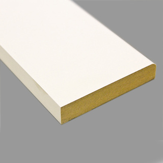 MDF ARCHITRAVE ROUND-ONE-EDGE PRIMED 18X58MM 5.4M LENGTHS
