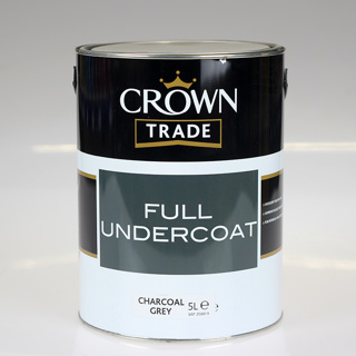 CROWN TRADE PAINT UNDERCOAT CHARCOAL GREY 5L 5027114