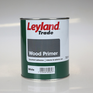 LEYLAND WOOD PRIMER WHITE 0.75LTR