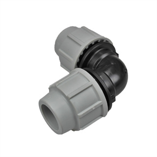 PLASSON WATER FITTING FOR MDPE  90 DEGREE ELBOW 25X25  7050DD0